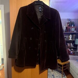 GAP brown corduroy jacket with buttons. Sz M